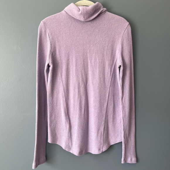 Anthropologie Saturday Sunday Brushed Fleece Turtleneck Sweater - Picture 4 of 7